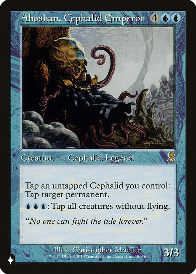 Aboshan, Cephalid Emperor [The List] | Gear Gaming Bentonville