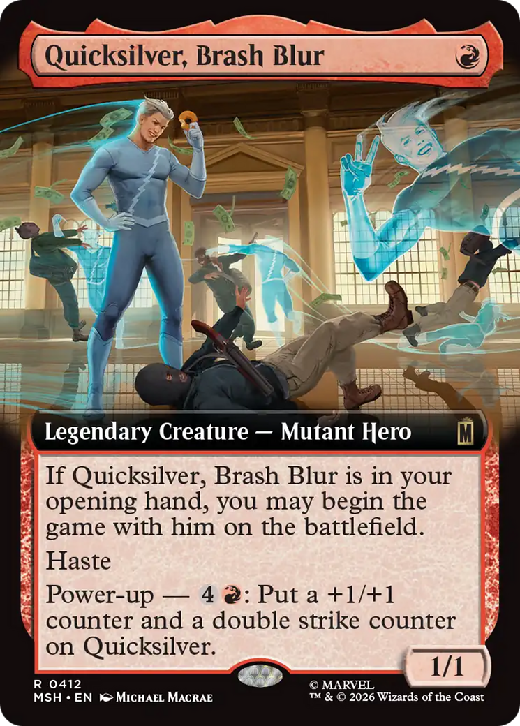 Quicksilver, Brash Blur (Extended Art) [Marvel Super Heroes] | Gear Gaming Bentonville