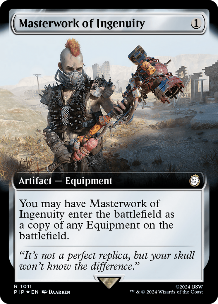 Masterwork of Ingenuity (Extended Art) (Surge Foil) [Fallout] | Gear Gaming Bentonville