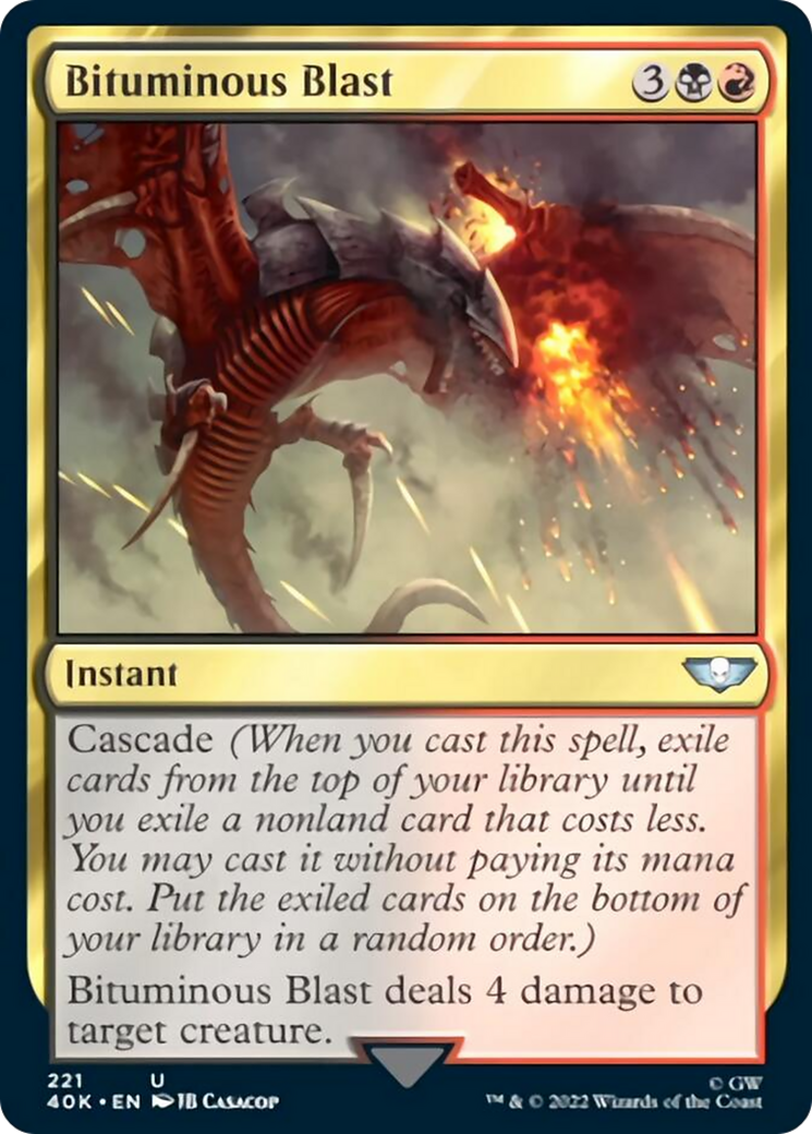 Bituminous Blast (Surge Foil) [Warhammer 40,000] | Gear Gaming Bentonville