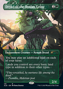 Dryad of the Ilysian Grove (Borderless) [Secret Lair Drop Series] | Gear Gaming Bentonville