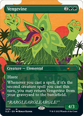 Vengevine (Borderless) [Secret Lair Drop Series] | Gear Gaming Bentonville