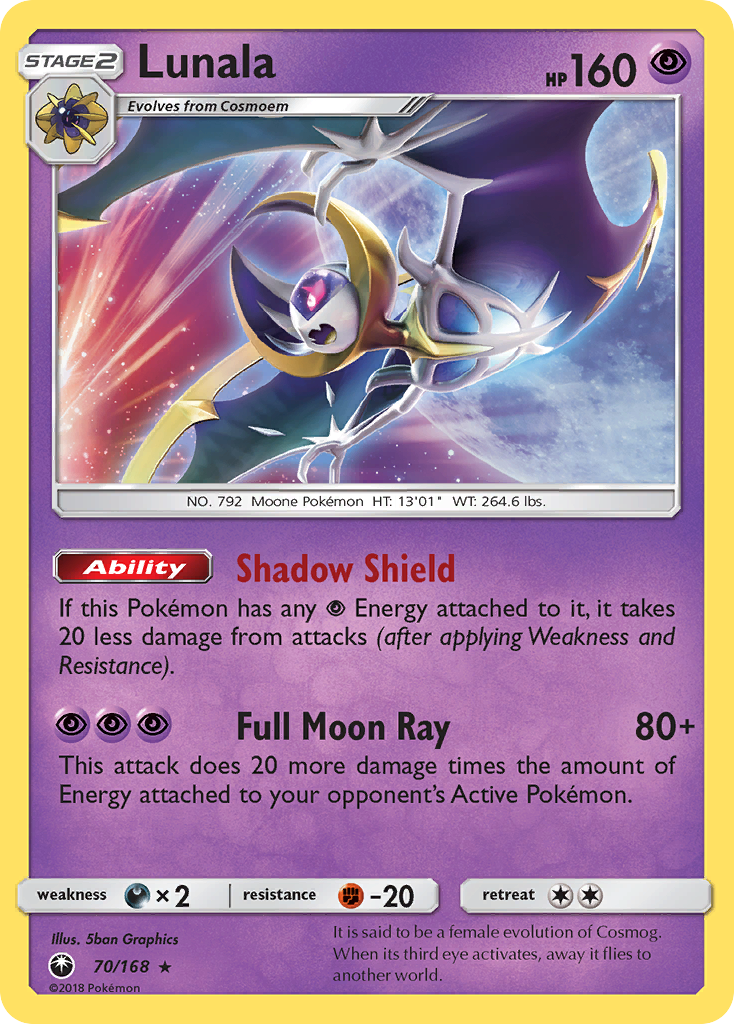 Lunala (70/168) [Sun & Moon: Celestial Storm] | Gear Gaming Bentonville