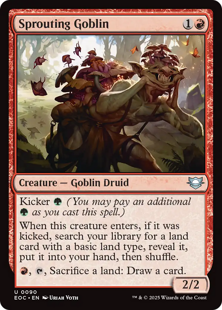 Sprouting Goblin [Edge of Eternities Commander] | Gear Gaming Bentonville