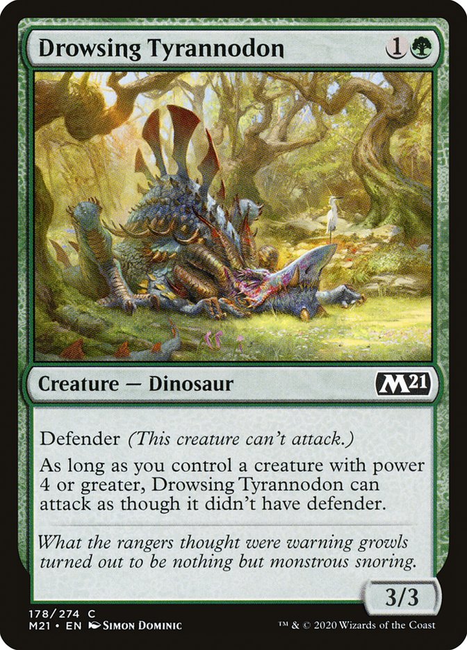 Drowsing Tyrannodon [Core Set 2021] | Gear Gaming Bentonville