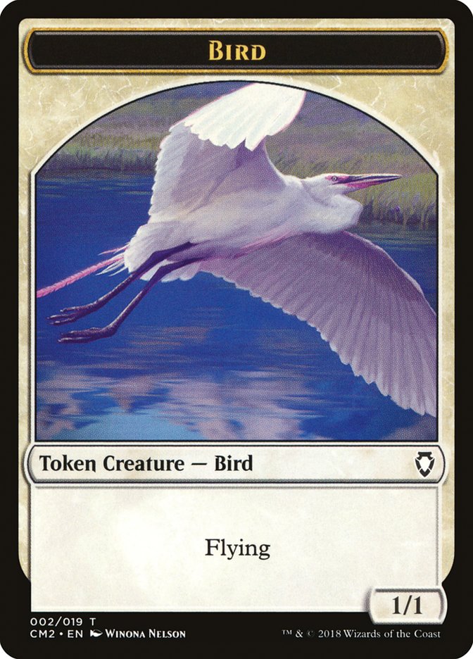 Bird Token [Commander Anthology Volume II Tokens] | Gear Gaming Bentonville