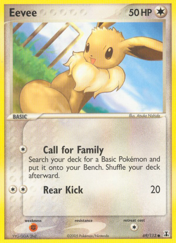 Eevee (69/113) [EX: Delta Species] | Gear Gaming Bentonville