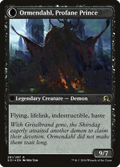 Westvale Abbey // Ormendahl, Profane Prince [Shadows over Innistrad Prerelease Promos] | Gear Gaming Bentonville