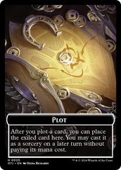Human Cleric // Plot Double-Sided Token [Outlaws of Thunder Junction Tokens] | Gear Gaming Bentonville