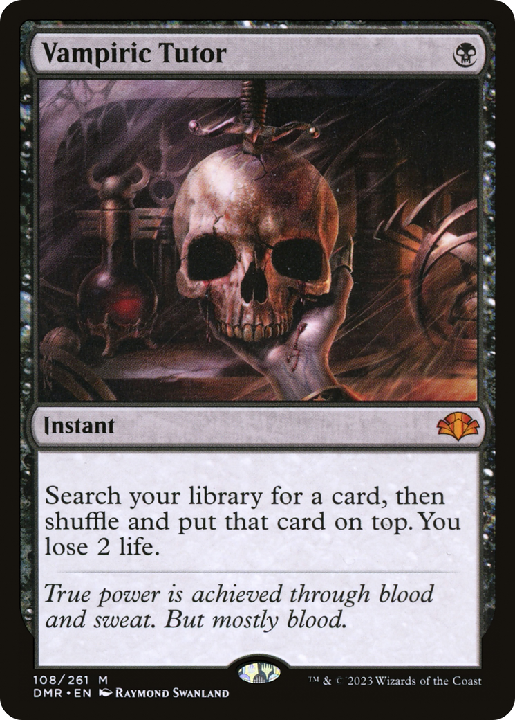 Vampiric Tutor [Dominaria Remastered] | Gear Gaming Bentonville