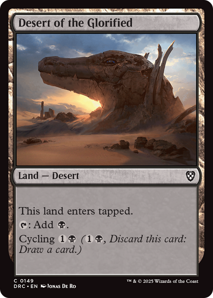 Desert of the Glorified [Aetherdrift Commander] | Gear Gaming Bentonville