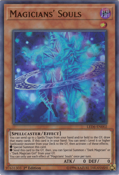 Magicians' Souls [LED6-EN002] Ultra Rare | Gear Gaming Bentonville