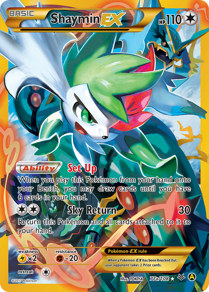 Shaymin EX (77a/108) [Alternate Art Promos] | Gear Gaming Bentonville