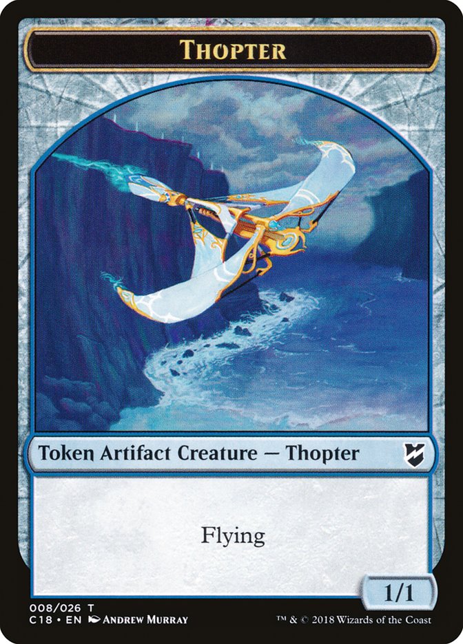 Myr (007) // Thopter (008) Double-Sided Token [Commander 2018 Tokens] | Gear Gaming Bentonville