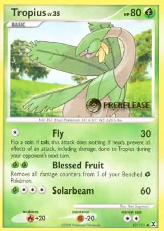 Tropius (52/111) (Prerelease Promo) [Nintendo: Black Star Promos] | Gear Gaming Bentonville