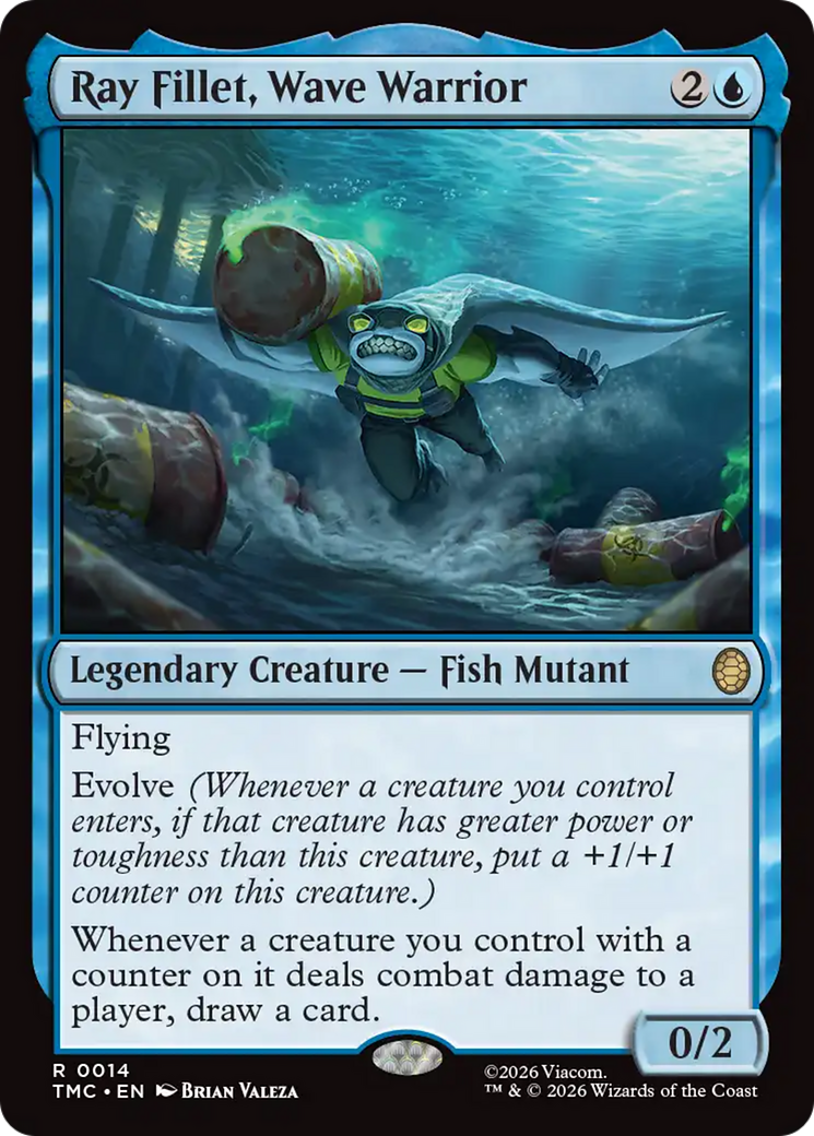 Ray Fillet, Wave Warrior [Teenage Mutant Ninja Turtles Commander] | Gear Gaming Bentonville
