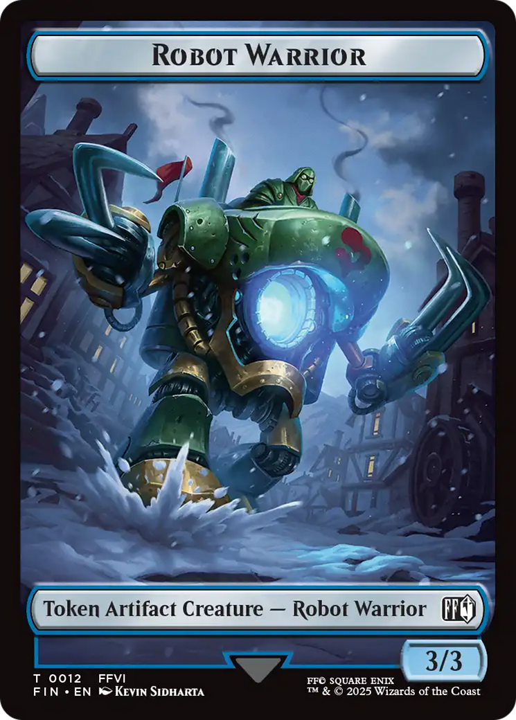 Hero (0007) // Robot Warrior (0012) Double-Sided Token [FINAL FANTASY Tokens] | Gear Gaming Bentonville