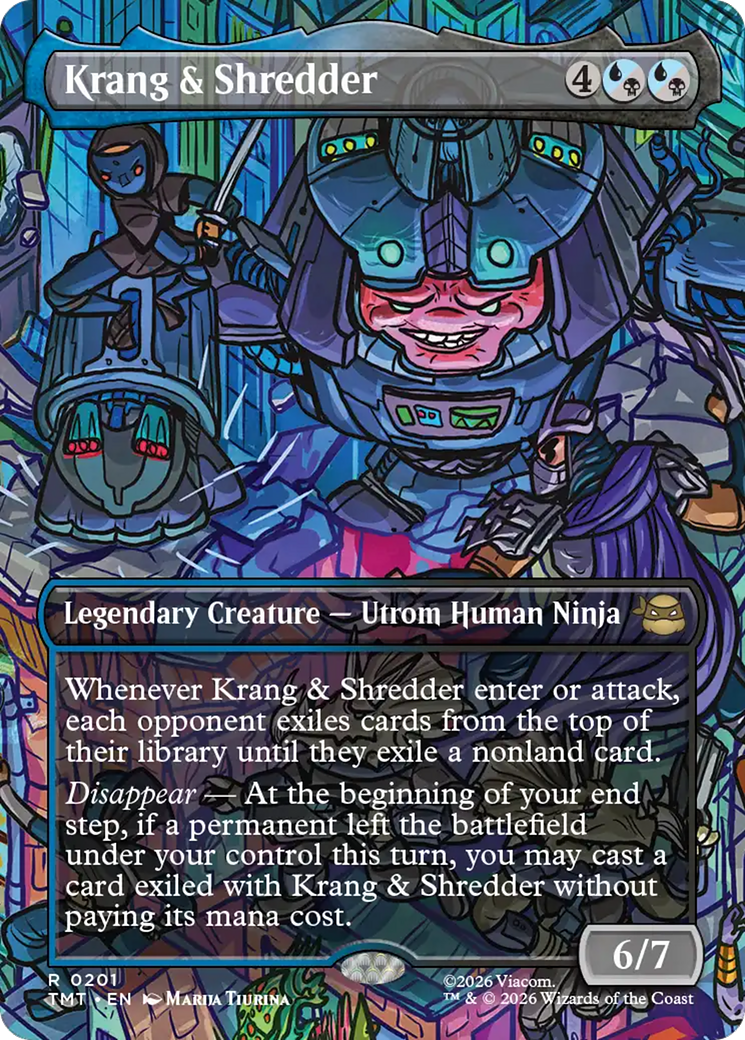 Krang & Shredder (Borderless) [Teenage Mutant Ninja Turtles] | Gear Gaming Bentonville