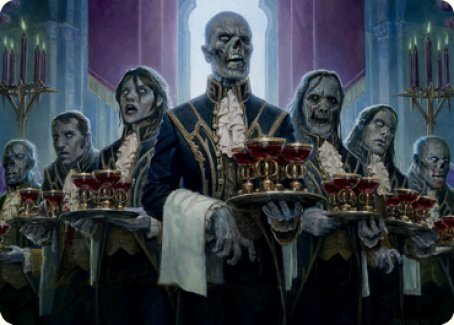 Dying to Serve Art Card [Innistrad: Crimson Vow Art Series] | Gear Gaming Bentonville