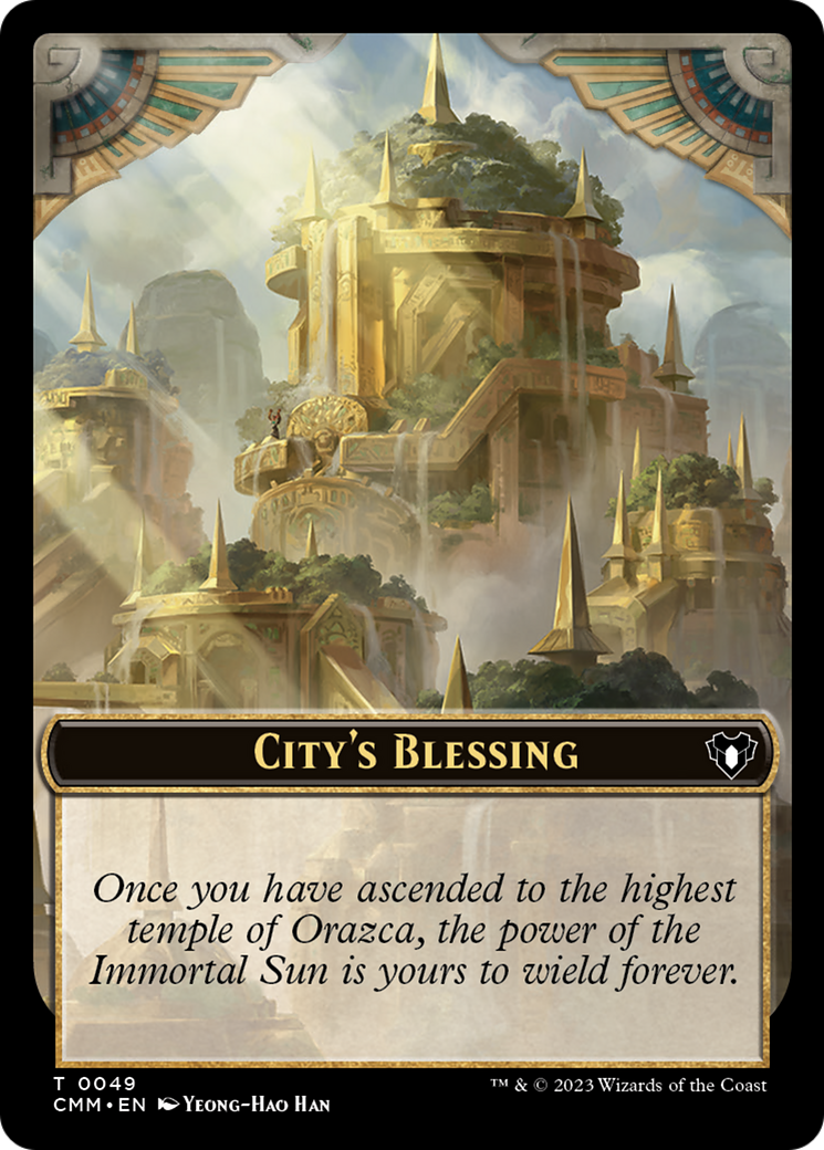 City's Blessing // Ogre Double-Sided Token [Commander Masters Tokens] | Gear Gaming Bentonville