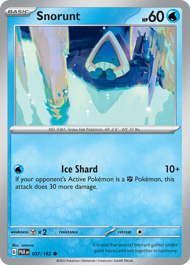 Snorunt (037/182) [Scarlet & Violet: Paradox Rift] | Gear Gaming Bentonville