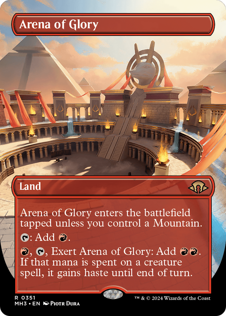 Arena of Glory (Borderless) [Modern Horizons 3] | Gear Gaming Bentonville