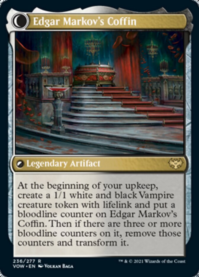 Edgar, Charmed Groom // Edgar Markov's Coffin [Innistrad: Crimson Vow] | Gear Gaming Bentonville