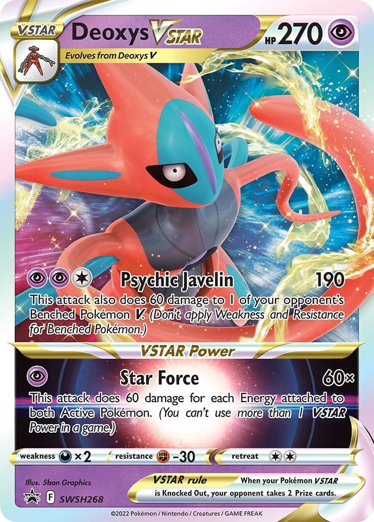 Deoxys VSTAR (SWSH268) [Sword & Shield: Black Star Promos] | Gear Gaming Bentonville