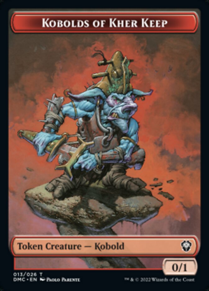 Phyrexian // Kobolds of Kher Keep Double-Sided Token [Dominaria United Tokens] | Gear Gaming Bentonville
