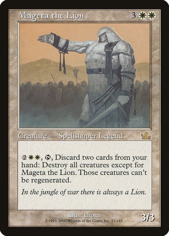 Mageta the Lion [Prophecy] | Gear Gaming Bentonville