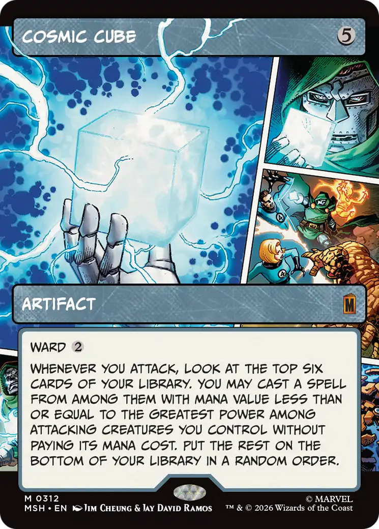 Cosmic Cube (Borderless) (0312) [Marvel Super Heroes] | Gear Gaming Bentonville