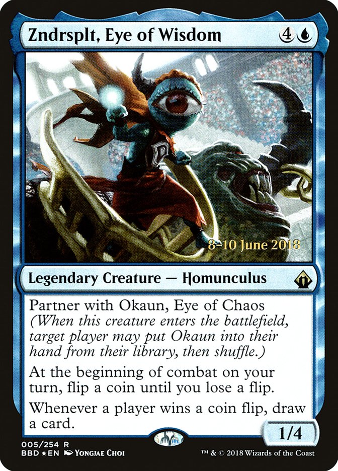 Zndrsplt, Eye of Wisdom [Battlebond Prerelease Promos] | Gear Gaming Bentonville