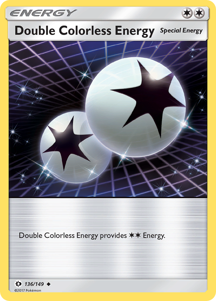 Double Colorless Energy (136/149) [Sun & Moon: Base Set] | Gear Gaming Bentonville