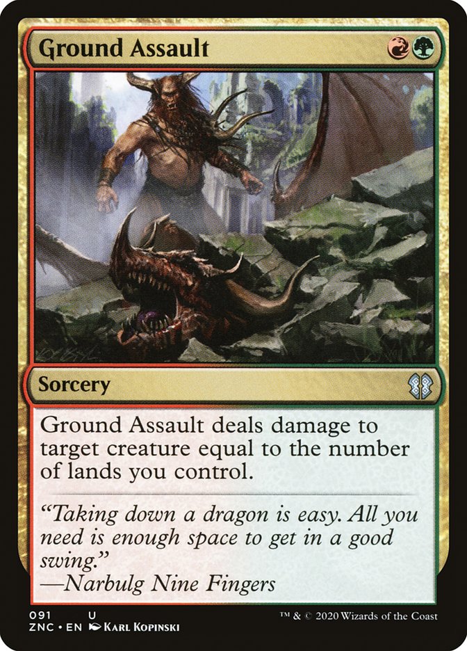 Ground Assault [Zendikar Rising Commander] | Gear Gaming Bentonville