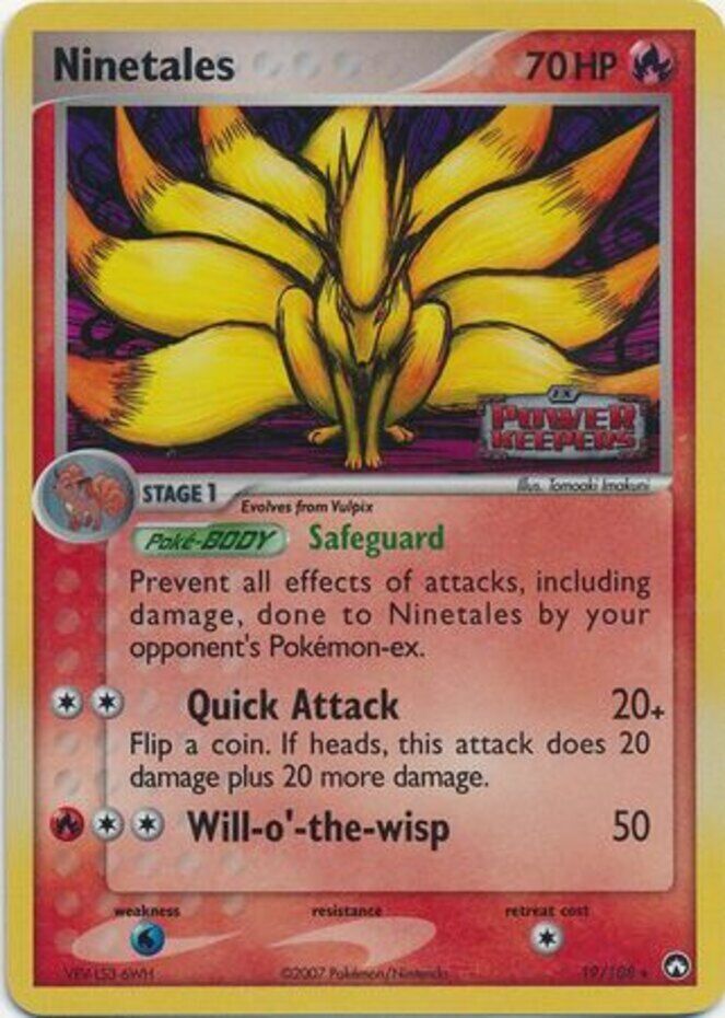 Ninetales (19/108) (Stamped) [EX: Power Keepers] | Gear Gaming Bentonville