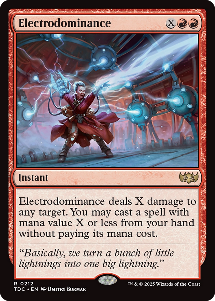 Electrodominance [Tarkir: Dragonstorm Commander] | Gear Gaming Bentonville
