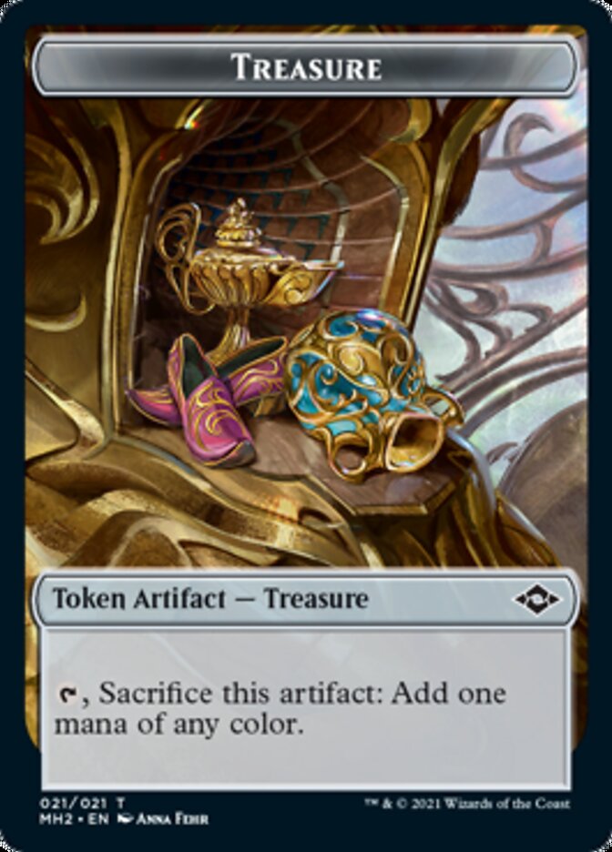 Treasure (21) // Zombie Army Double-Sided Token [Modern Horizons 2 Tokens] | Gear Gaming Bentonville