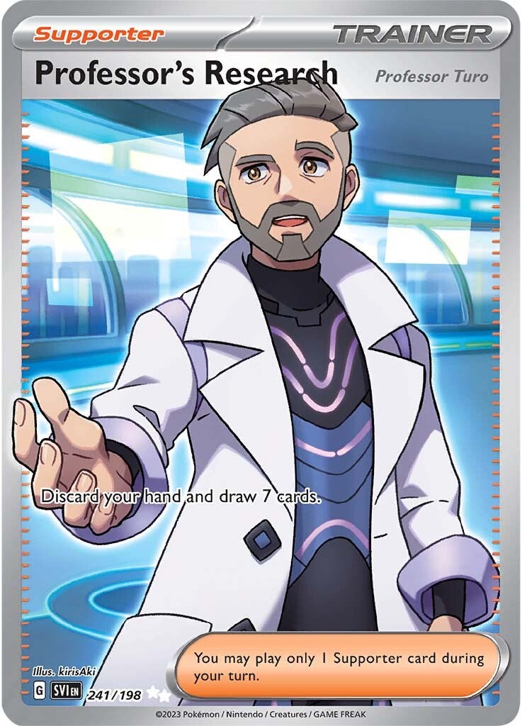 Professor's Research (Professor Turo) (241/198) [Scarlet & Violet: Base Set] | Gear Gaming Bentonville