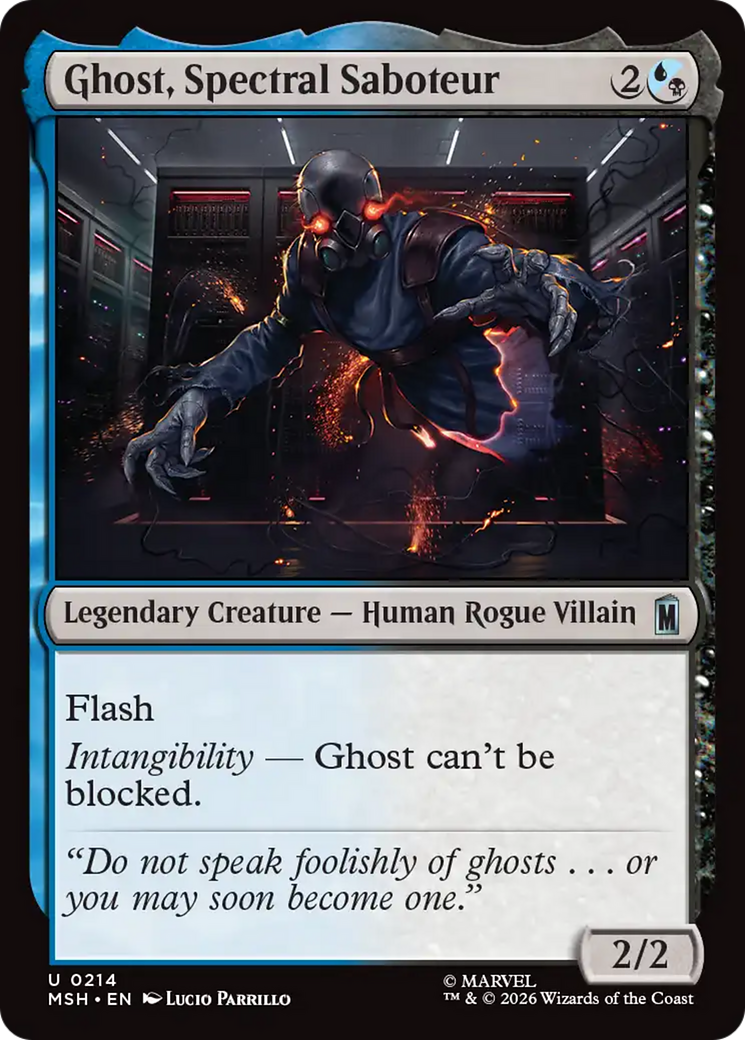 Ghost, Spectral Saboteur [Marvel Super Heroes] | Gear Gaming Bentonville