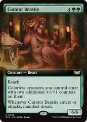 Curator Beastie (Extended Art) [Duskmourn: House of Horror Commander] | Gear Gaming Bentonville