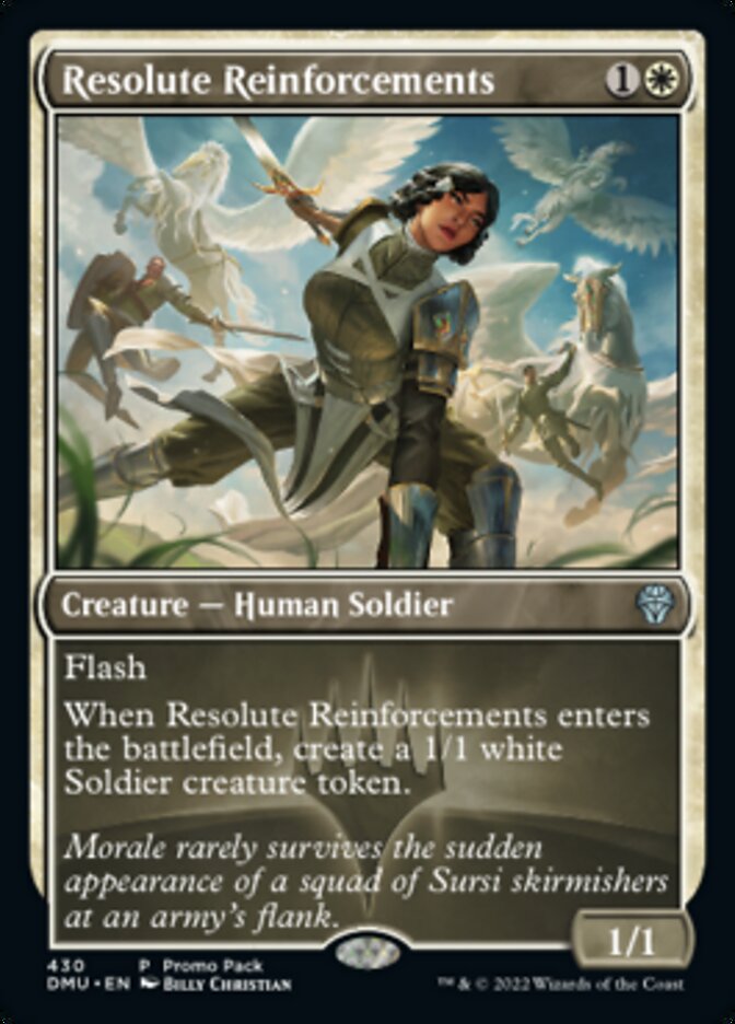 Resolute Reinforcements (Promo Pack) [Dominaria United Promos] | Gear Gaming Bentonville