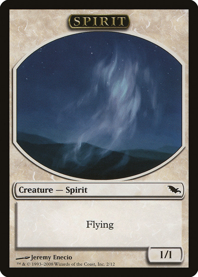 Spirit Token [Shadowmoor Tokens] | Gear Gaming Bentonville