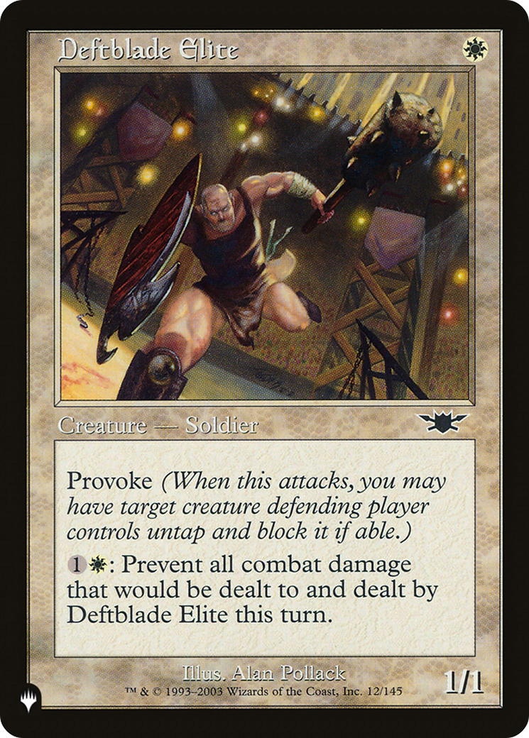 Deftblade Elite [The List Reprints] | Gear Gaming Bentonville