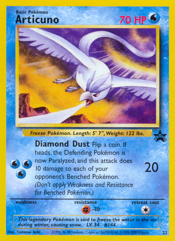 Articuno (22) [Wizards of the Coast: Black Star Promos] | Gear Gaming Bentonville