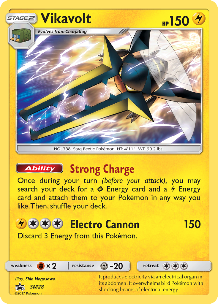 Vikavolt (SM28) [Sun & Moon: Black Star Promos] | Gear Gaming Bentonville