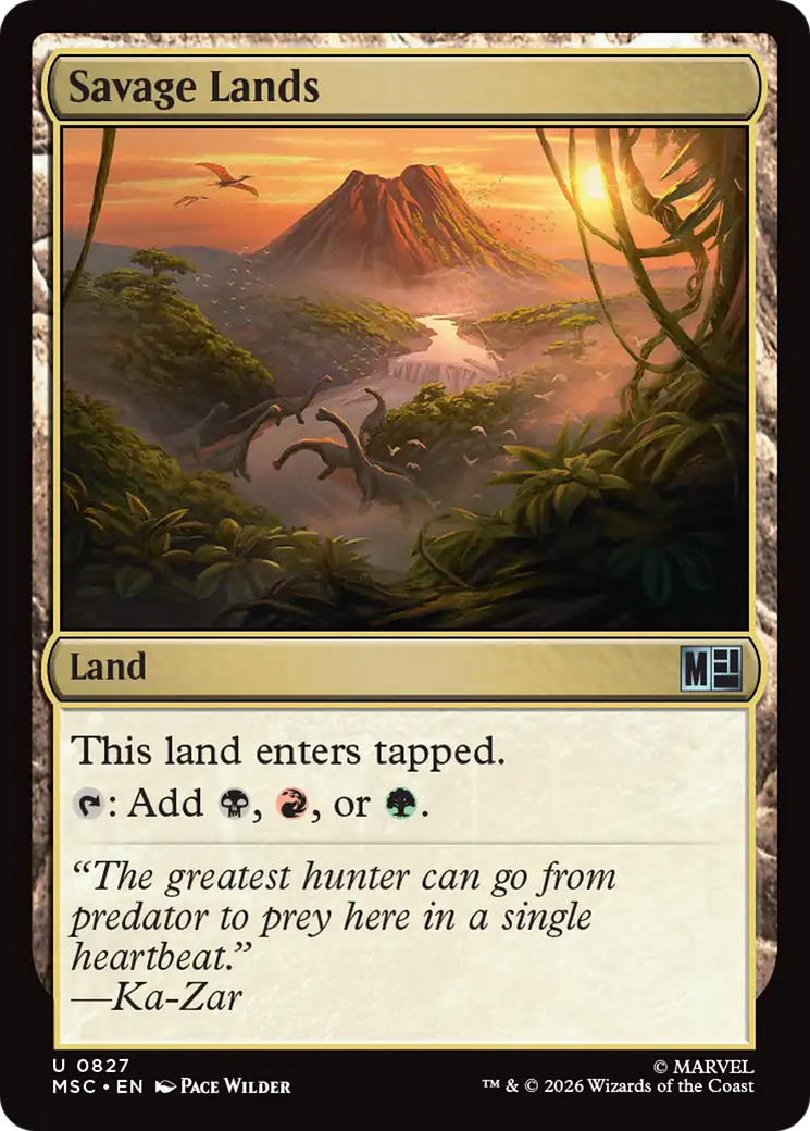 Savage Lands [Marvel Super Heroes Commander] | Gear Gaming Bentonville
