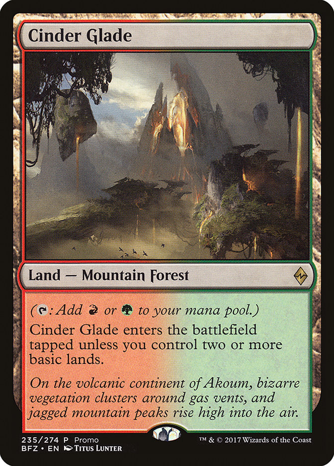 Cinder Glade (Promo) [Standard Showdown Promos] | Gear Gaming Bentonville