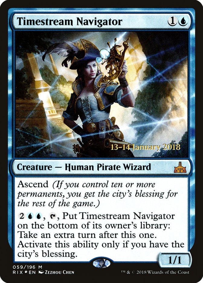 Timestream Navigator [Rivals of Ixalan Prerelease Promos] | Gear Gaming Bentonville