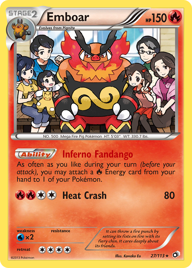 Emboar (27/113) (Theme Deck Exclusive) [Black & White: Legendary Treasures] | Gear Gaming Bentonville
