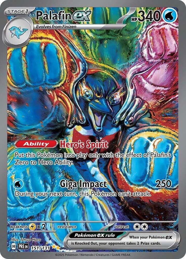 Palafin ex (151/131) [Scarlet & Violet: Prismatic Evolutions] | Gear Gaming Bentonville